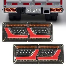 2x 12v LED DYNAMIC TRUCK REAR TAIL LIGHT CARAVAN UTE TRAILER UTE INDICATOR LAMP.