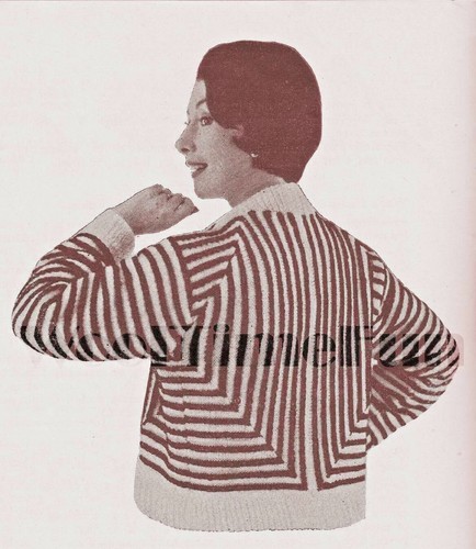 Knitting pattern vintage 1950s - pattern,