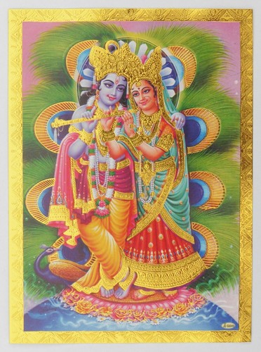 Gold foil embossed hindu god - hindu,