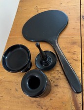 4 x Ebony Dressing Table Items