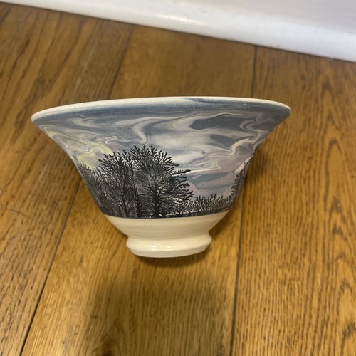 Boscastle pottery flared bowl - flared,