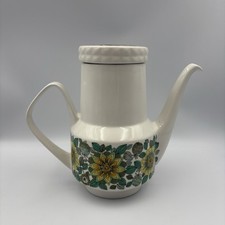 Pontesa Ironstone Coffee Pot The Castilian Collection Sevilla Floral Design 
