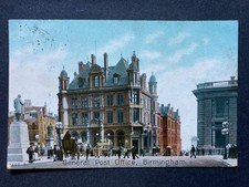 General Post Office Birmingham West Midlands Vintage Postcard E19