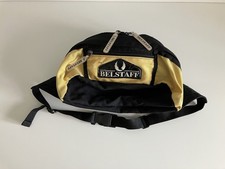 Vintage Belstaff Yellow & Black Rucksack Folds In To Bumbag / Fanny Pack