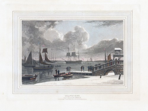 1810 original antique aquatint - 1810,