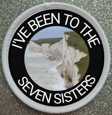 3 Inch Seven Sisters Sea Cliffs English Channel Coast Iron / Sew on Patch Badge