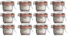 12 Round Clip Top Storage Jar