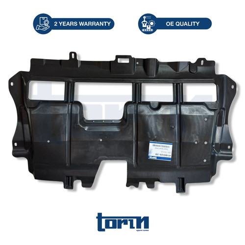 Front engine cover undertray - front,