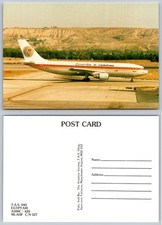 Continental Egyptair Airplane