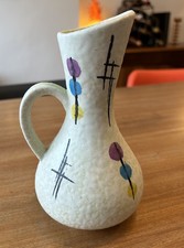 Vintage Bay Keramik Fat Lava Mid Century Modern Vase Jug c1960s 17.5cm High