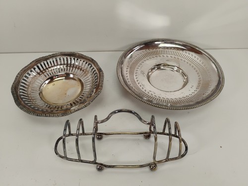 Job lot vintage silver - job, plate