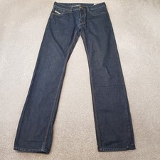 Diesel Jeans 33x36 Blue Larkee 008Z8 Regular Straight Indigo Italy Long W33 L36