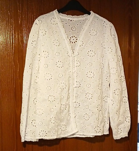 Women white cotton eyelet - women’s,