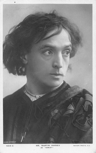 Postcard actress theatre - actress,