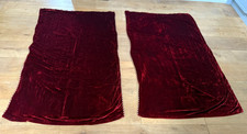Vintage Velvet Curtains Ruby