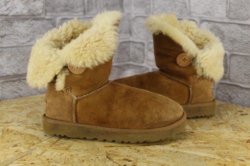 Tan suede sheepskin ugg - sheepskin,