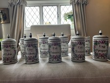 Nine large antique French