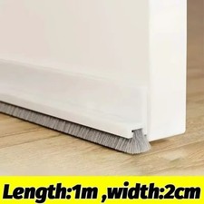 5 Meter Self adhesive Draught Excluder Brush Strip Door Window Seal Tapes UK