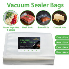 Vacuum Sealer Bags Vaccum Food Storage Saver Seal Bag Pack Embossed BPA Free 100