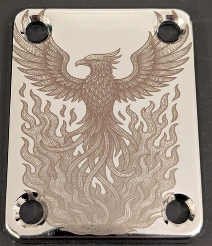 Custom guitar neck plate - guitar,