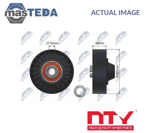 Rnk 000 ribbed belt guide - v-ribbed,