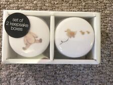 M&S Set Of 2 Baby Keepsake
