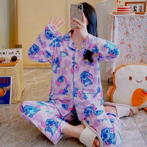 Lilo stitch pajamas cute - &,