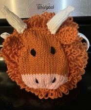 Highland Cow Tea Cozy Hand