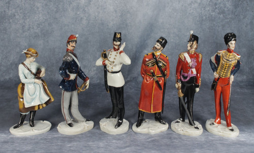 Rare set six - six, italian