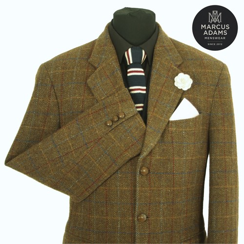 Harris tweed jacket blazer 40r - tweed,