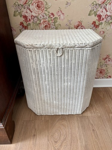 Vintage white lloyd loom - vintage,
