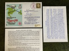 RAF FDC - MAGNA CARTA, Signed Lord Barber WW2 POW Stalag Luft III & Lincoln Dean