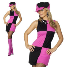 Swinging 60s Mod Ladies Pink