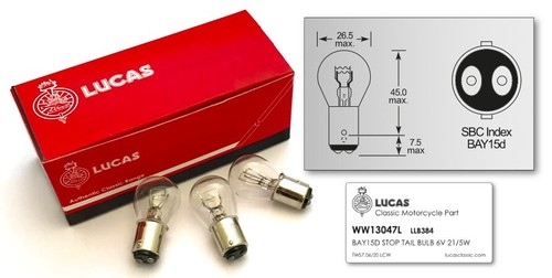 Genuine lucas motorcycle stop - genuine,