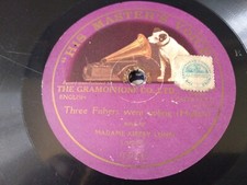 Madame Kirkby Lunn - Three Fishers Went Sailing (Hullah) - 78 rpm
