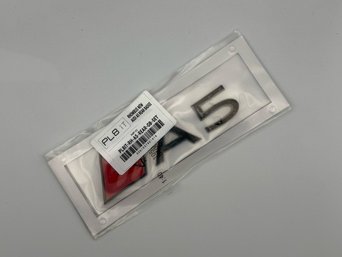 Gloss black rhombus audi - black, a5