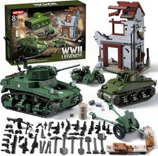 WW2 Army Tank Toys Building