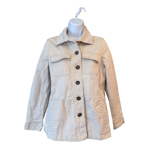 Chico safari jacket - jacket, linen
