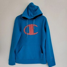 Blue Champion hoodie size