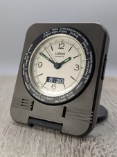 Lorus Vintage/Retro Travel Alarm Clock Working Order