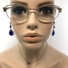 Specsavers Rae Glasses Frames Gold Metal Full Rim Ladies Eyeglasses Frame Only