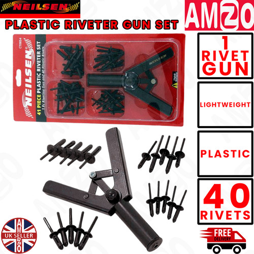 Neilsen plastic rivet gun - neilsen,