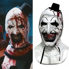 Halloween Latex Mask Terrifier Art The Clown Mask Cosplay Party Fancy Dress Prop