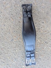 Black Padded Leather Dressage