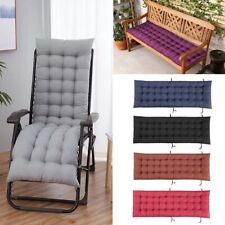 Cushion Cover Sun Lounger Recliner Sofa Garden Chair Cotton Seat Pad Replacement