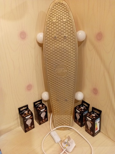 Skateboard lamp boys - skateboard, lamp/boys