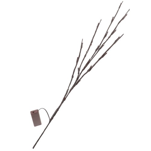 Artificial twig with lights - artificial,