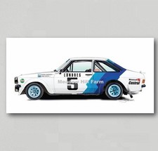 Fridge Magnet Ford Escort MK2