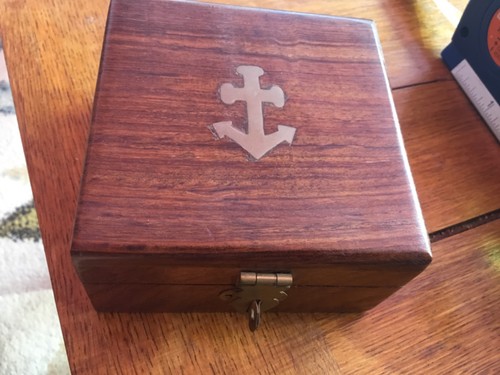 Small hardwood box with - box, a