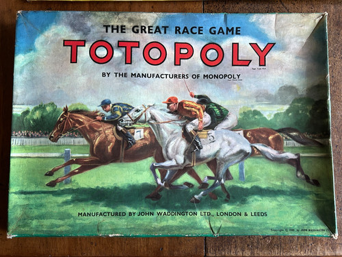 Vintage totopoly board game - vintage,